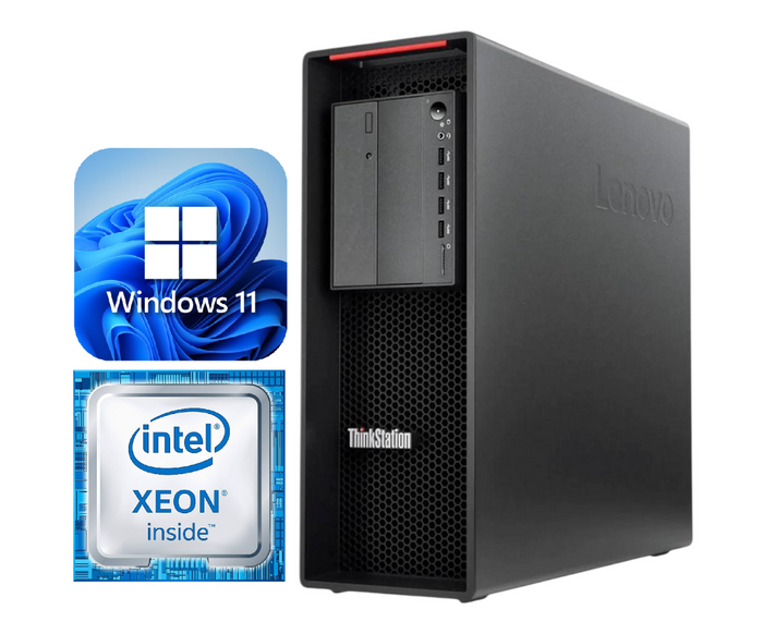 Lenovo ThinkStation P520 MTM: 30BF (Intel Xeon 2235 @3.80 GHz/32GB RAM/1TB SSD/NVIDIA Quadro P620 Graphics) Windows 11 Pro