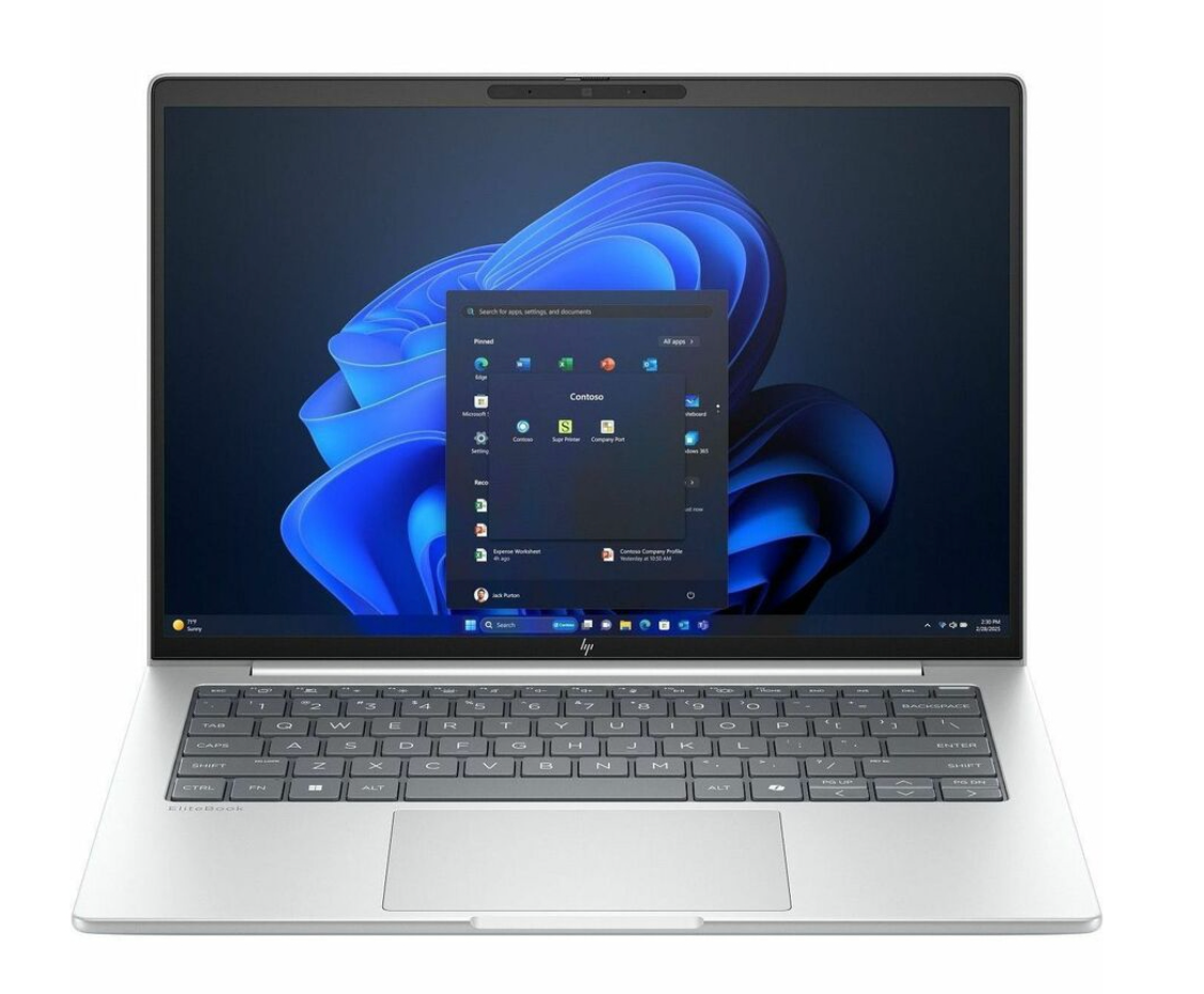 HP EliteBook 8 G1i 14" Touchscreen Laptop - Glacier Silver (Intel Core Ultra 5 235U/32 GB RAM/512 GB SSD/Windows 11 Pro) - 3 Years HP Warranty